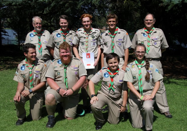 Springbok with Troop members